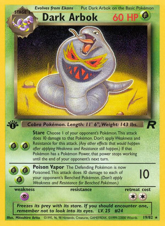 Dark Arbok (19) - Lightly Played