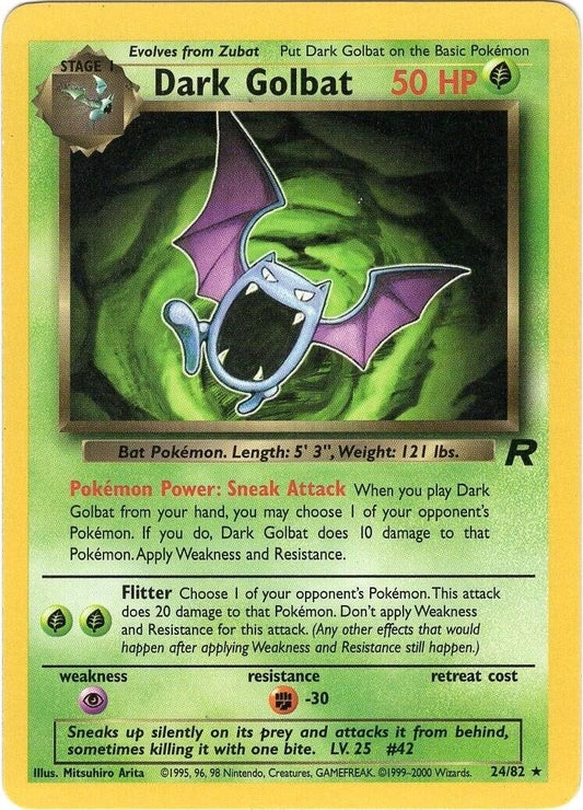 Dark Golbat (24) - Lightly Played