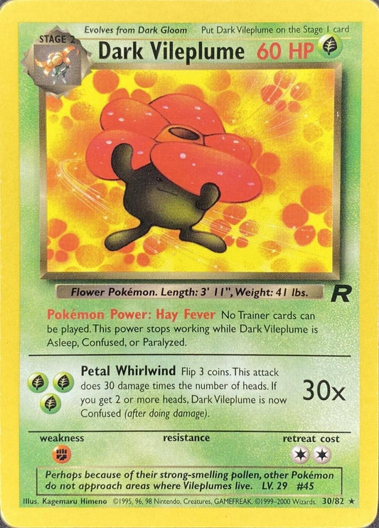 Dark Vileplume (30) - Lightly Played