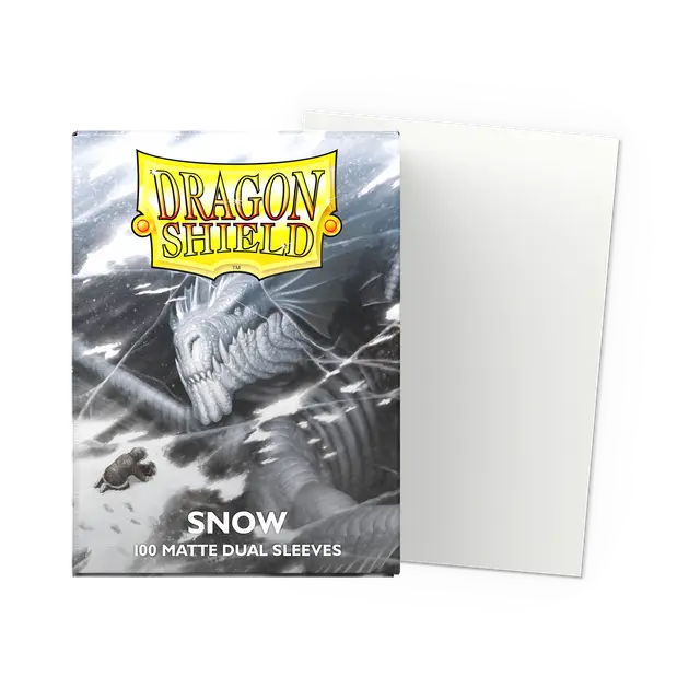 Dragon Shield Dual Matte Sleeves: Snow