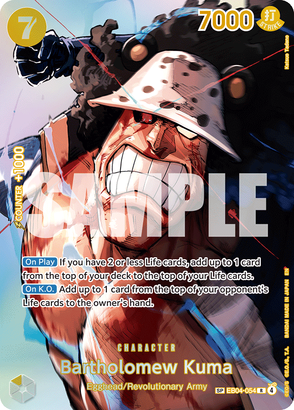 EB04-054 | SP CARD | CHARACTER Bartholomew Kuma