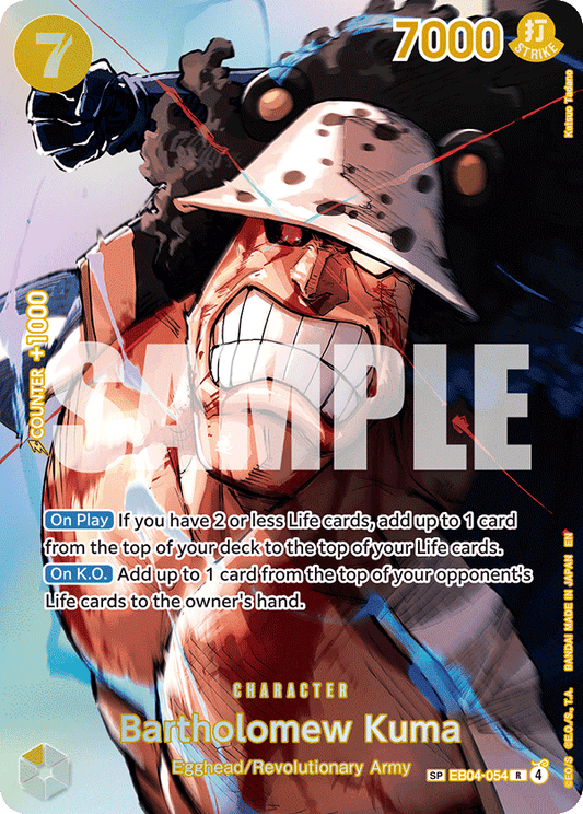 EB04-054 | SP CARD | CHARACTER Bartholomew Kuma