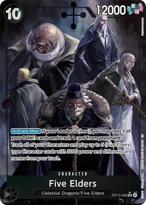 Five Elders (Alternate Art) - Lightly Played
