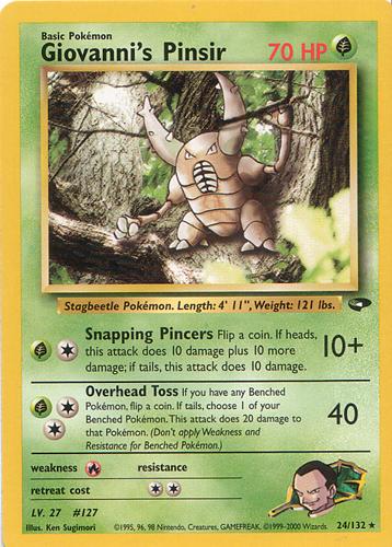 Giovanni's Pinsir - Lightly Played
