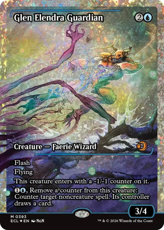 Glen Elendra Guardian (0393) (Showcase) (Fracture Foil) - Near Mint