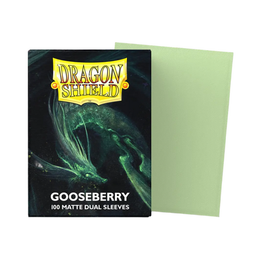 DRAGON SHIELD 100CT BOX DUAL MATTE Gooseberry