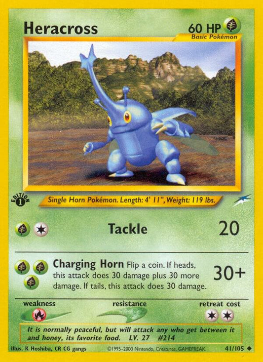 Heracross (1st edition) - Lightly Played