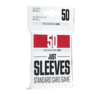 Just Sleeves 50 count - Red