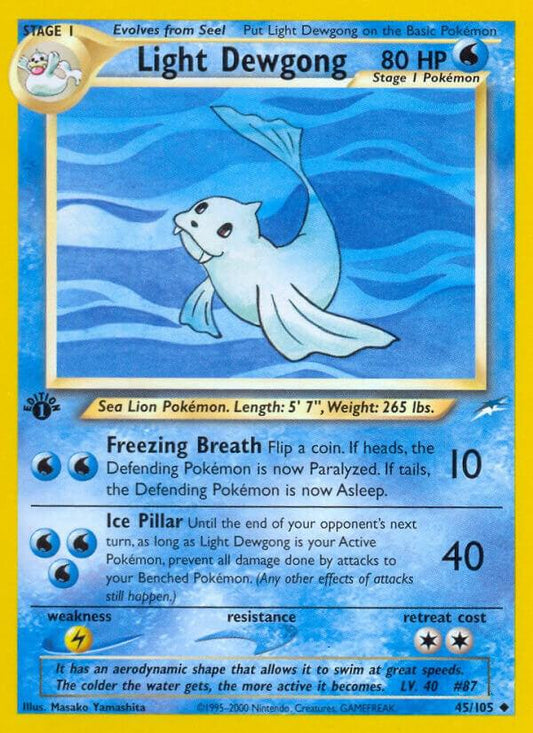 Light Dewgong (1st Edition) - Lightly Played