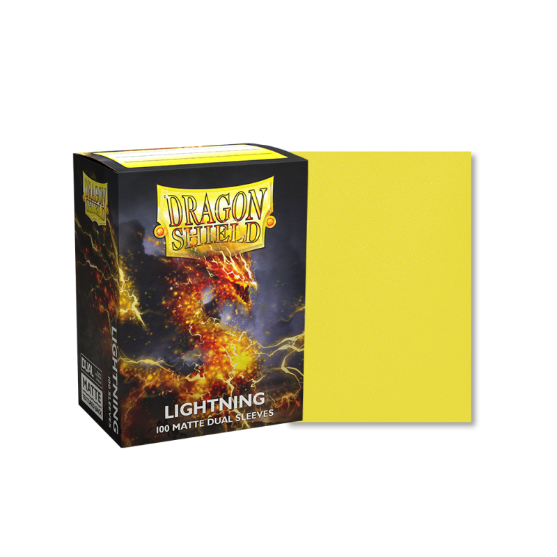 Dragon Shield Dual Matte Sleeves: Lightning