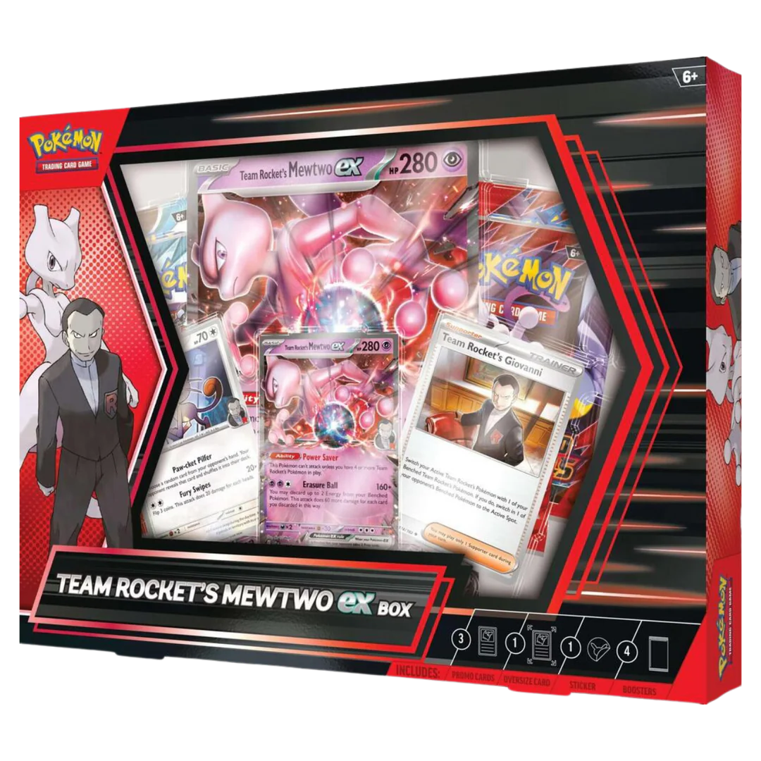 Team Rocket's Mewtwo EX box