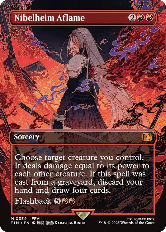 Nibelheim Aflame (Borderless) - Lightly Played