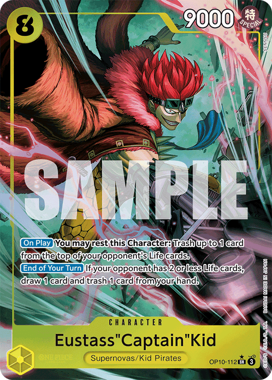 OP10-112 | SR | CHARACTER Eustass"Captain"Kid