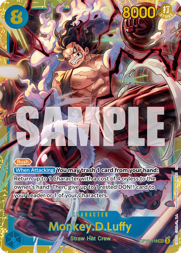 OP11-118 | SEC | CHARACTER Monkey.D.Luffy