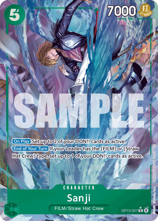 OP13-027 | R | CHARACTER Sanji Alternate Art
