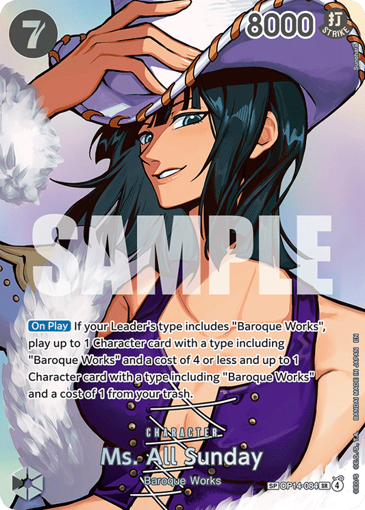 OP14-084 | SP CARD | CHARACTER Ms. All Sunday