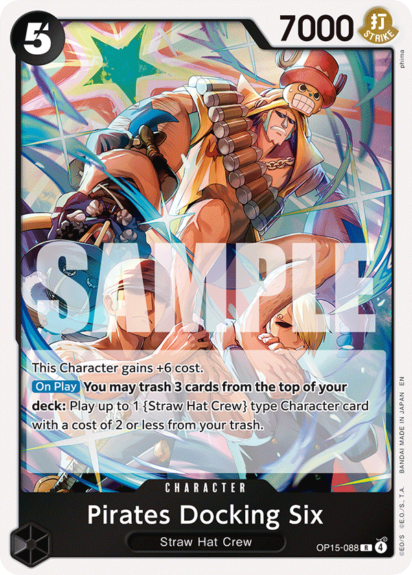 OP15-088 | R | CHARACTER Pirates Docking Six