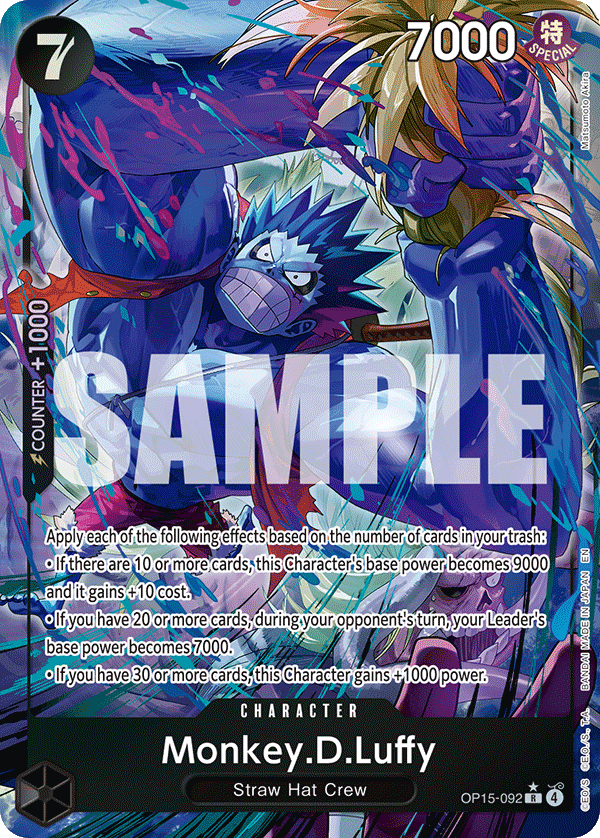 OP15-092 | R | CHARACTER Monkey.D.Luffy