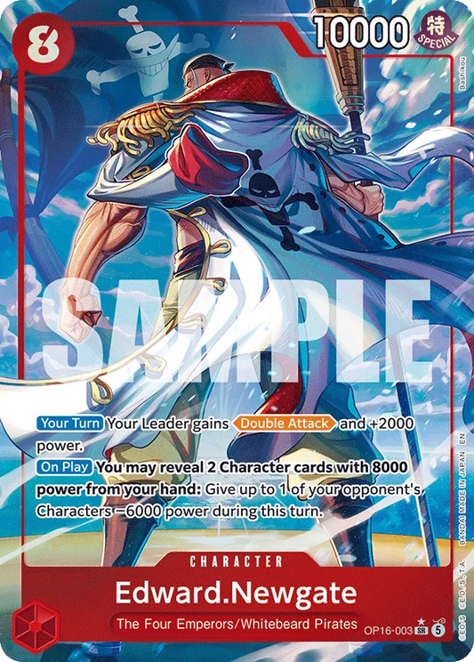 OP16-003 | SR | CHARACTER Edward.Newgate (Alternate Art)