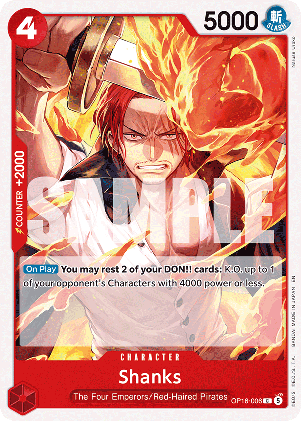 OP16-006 | C | CHARACTER Shanks