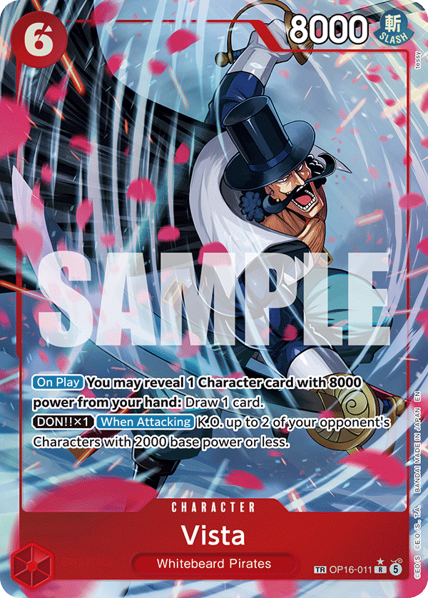 OP16-011 | TR | CHARACTER Vista (Alternate Art)