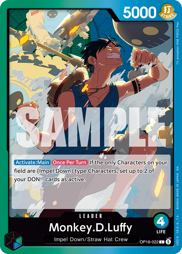 OP16-022 | L | LEADER Monkey.D.Luffy