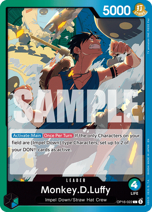 OP16-022 | L | LEADER Monkey.D.Luffy