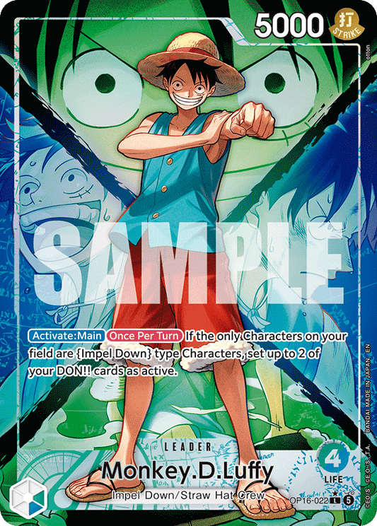 OP16-022 | L | LEADER Monkey.D.Luffy (Alternate Art)
