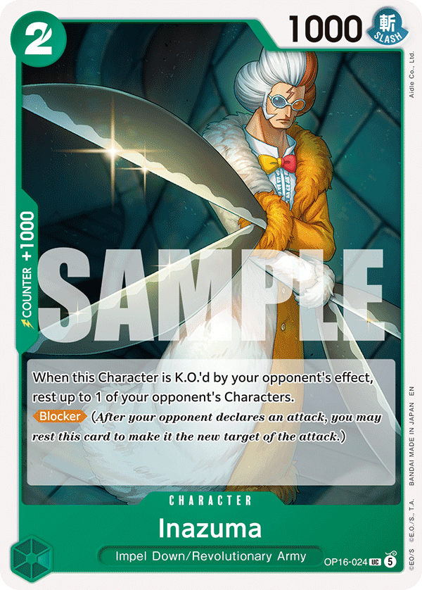 OP16-024 | UC | CHARACTER Inazuma