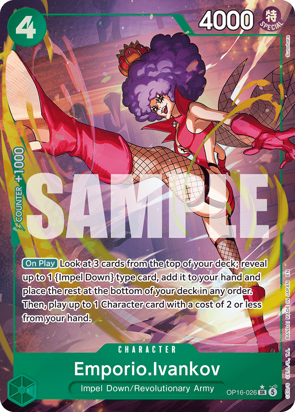 OP16-026 | SR | CHARACTER Emporio.Ivankov (Alternate Art)