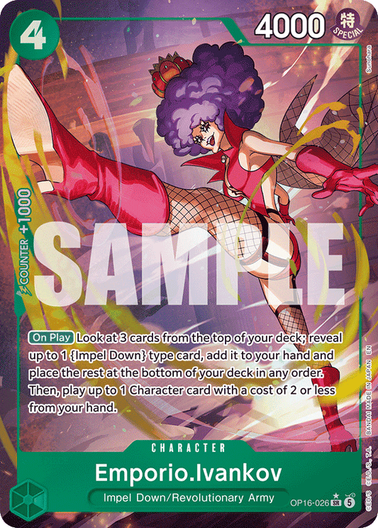 OP16-026 | SR | CHARACTER Emporio.Ivankov (Alternate Art)