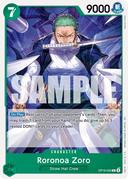 OP16-035 | C | CHARACTER Roronoa Zoro