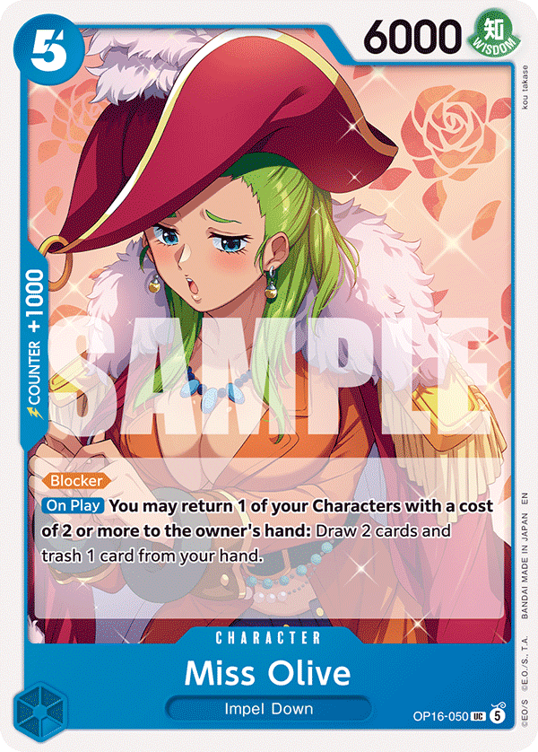 OP16-050 | UC | CHARACTER Miss Olive