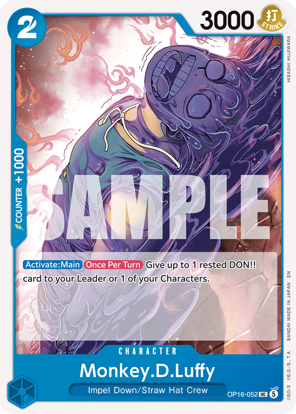 OP16-052 | UC | CHARACTER Monkey.D.Luffy