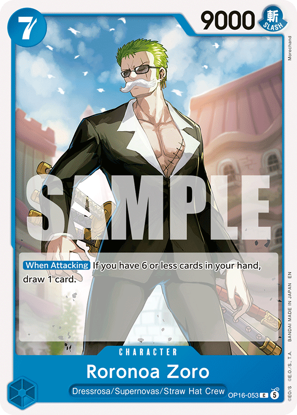 OP16-053 | C | CHARACTER Roronoa Zoro