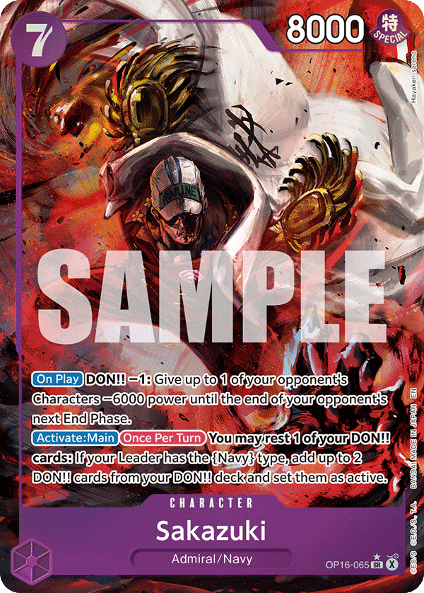 OP16-065 | SR | CHARACTER Sakazuki (Alternate Art)