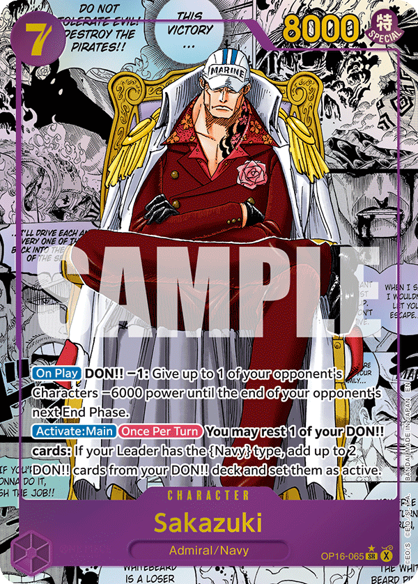 OP16-065 | SR | CHARACTER Sakazuki (Manga)