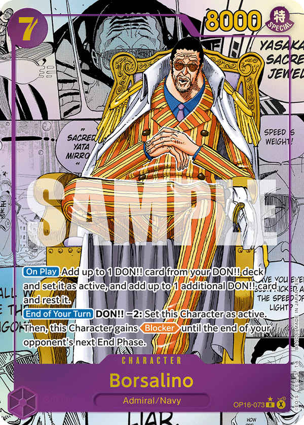 OP16-073 | R | CHARACTER Borsalino (Manga)