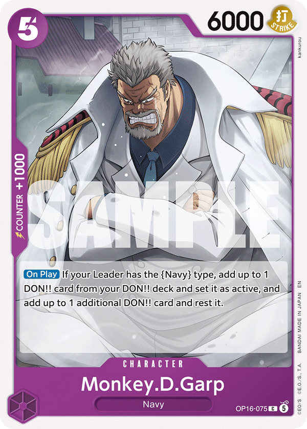 OP16-075 | C | CHARACTER Monkey.D.Garp