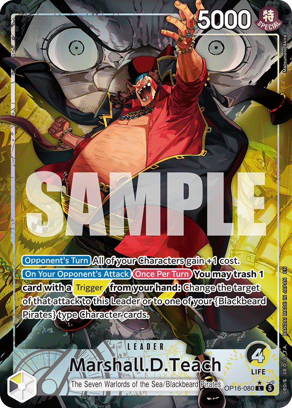 OP16-080 | L | LEADER Marshall.D.Teach (Alternate Art)