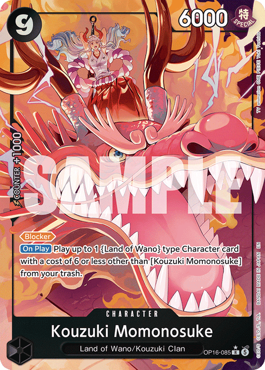 OP16-085 | R | CHARACTER Kouzuki Momonosuke (Alternate Art)