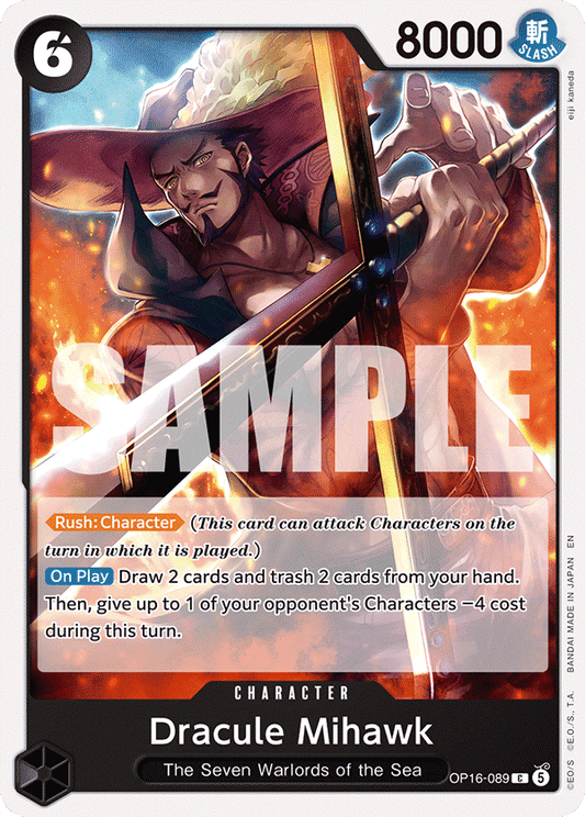 OP16-089 | C | CHARACTER Dracule Mihawk
