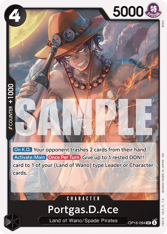 OP16-094 | UC | CHARACTER Portgas.D.Ace