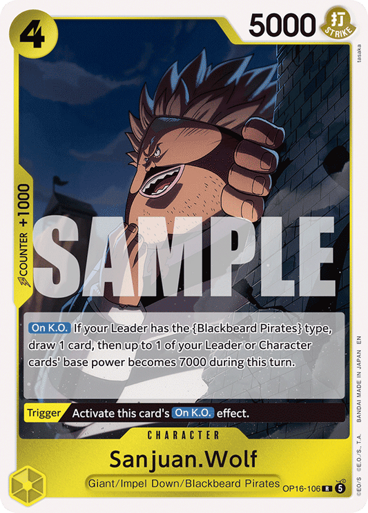 OP16-106 | R | CHARACTER Sanjuan.Wolf