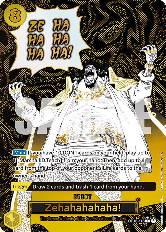 OP16-116 | R | EVENT Zehahahahaha! (Alternate Art)