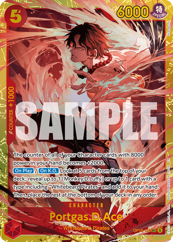 OP16-118 | SEC | CHARACTER Portgas.D.Ace
