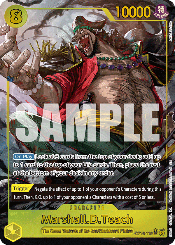 OP16-119 | SEC | CHARACTER Marshall.D.Teach (Alternate Art)