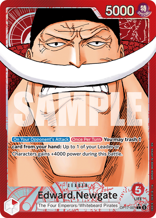 OP17-001 | L | LEADER Edward.Newgate (Alternate Art)