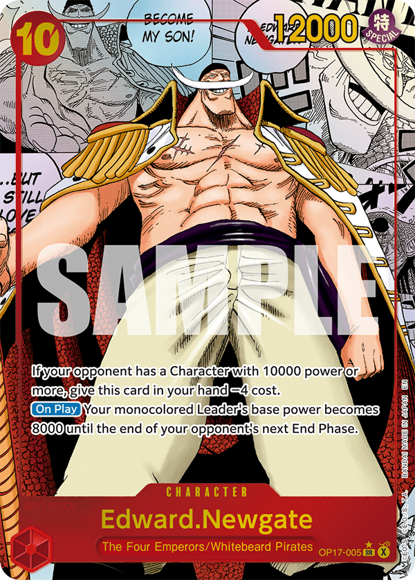 OP17-005 | SR | CHARACTER Edward.Newgate (Manga)
