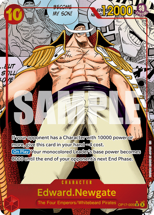 OP17-005 | SR | CHARACTER Edward.Newgate (Manga)